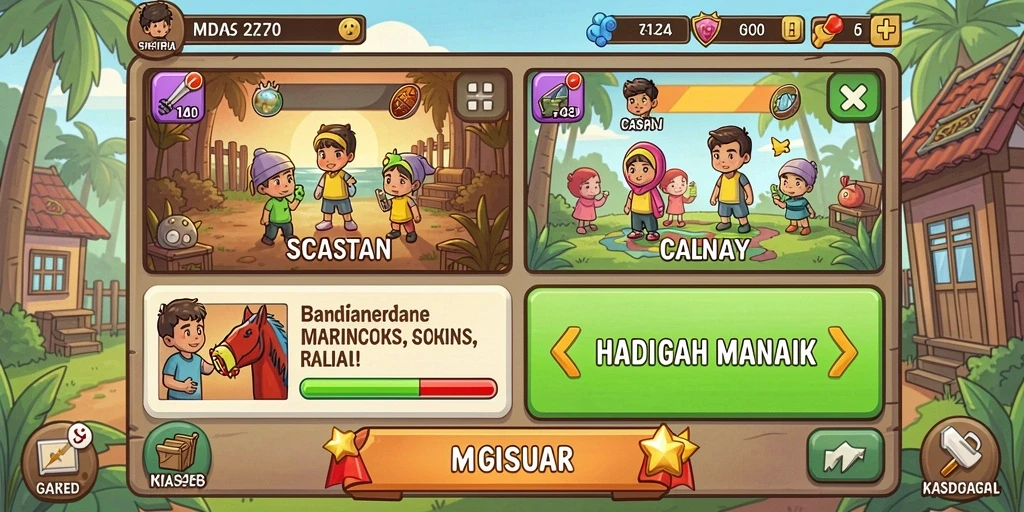 Tampilan awal yang menarik dan intuitif.