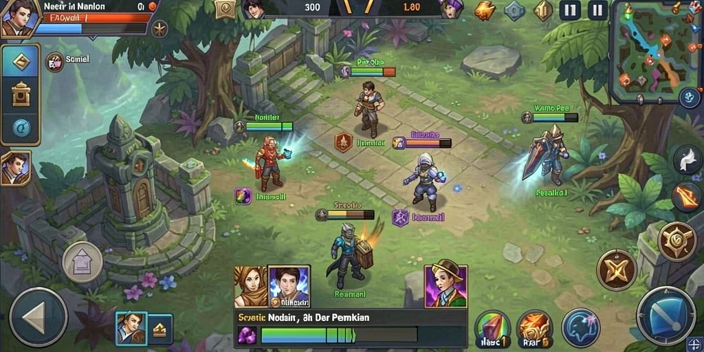 Screenshot menunjukkan mode permainan yang seru dan menarik.