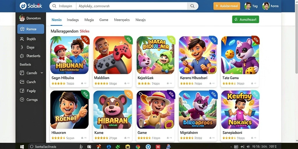 Tampilan antarmuka INTERWIN yang menarik dan mudah digunakan.