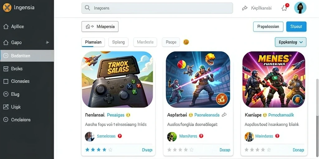 Tampilan awal permainan yang mengesankan.