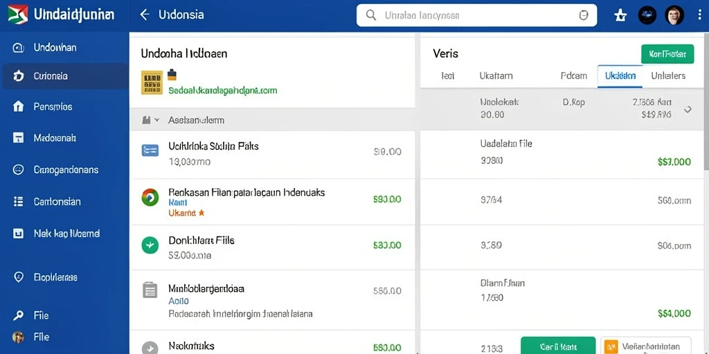 Tampilan antarmuka yang sederhana dan menarik.