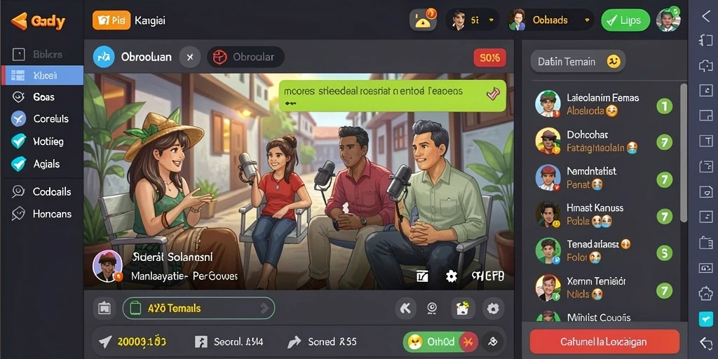 Screenshot menampilkan karakter utama dalam aksi.