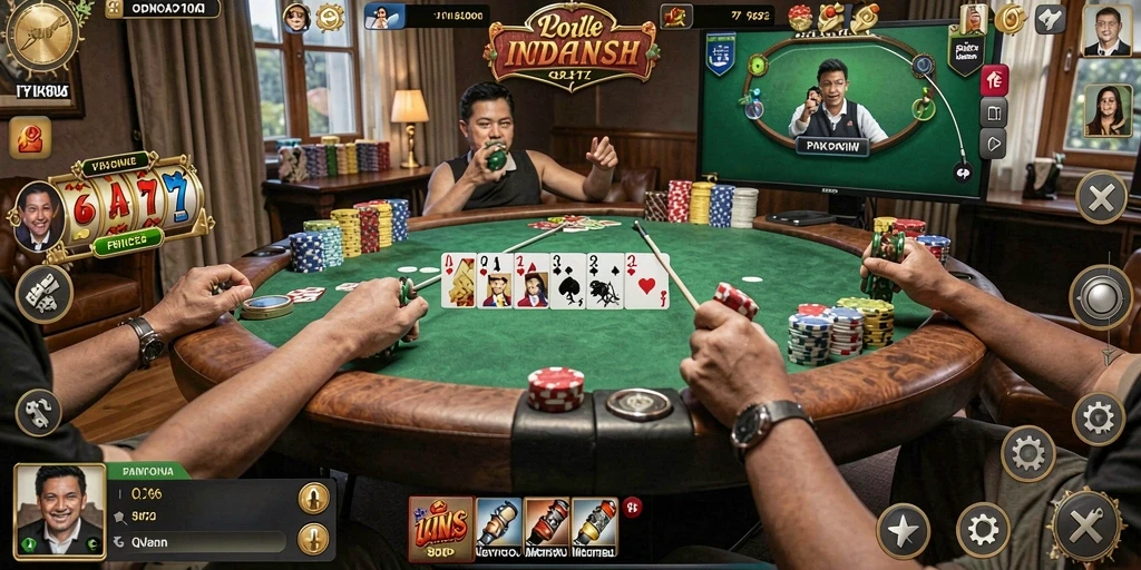 Screenshot menampilkan karakter utama dalam aksi pertarungan.