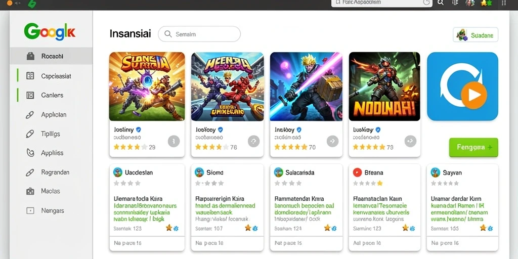 Tampilan menarik dari permainan slot yang tersedia.