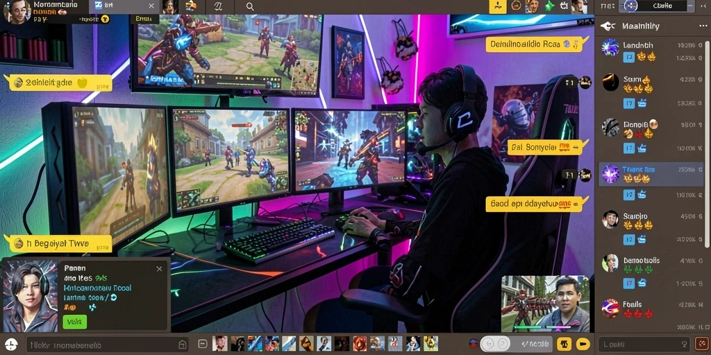Tampilan awal RSNGAME yang menarik perhatian.