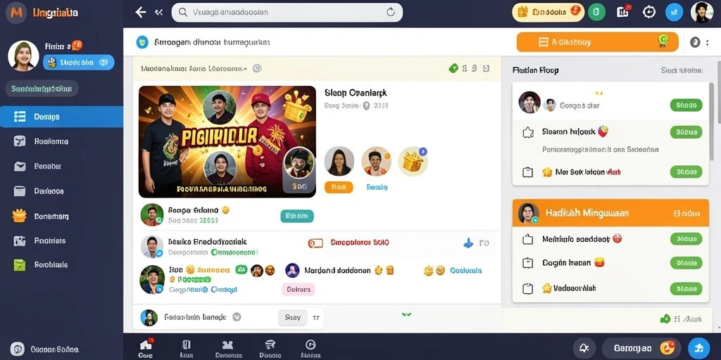 Tampilan antarmuka yang user-friendly dan menarik.