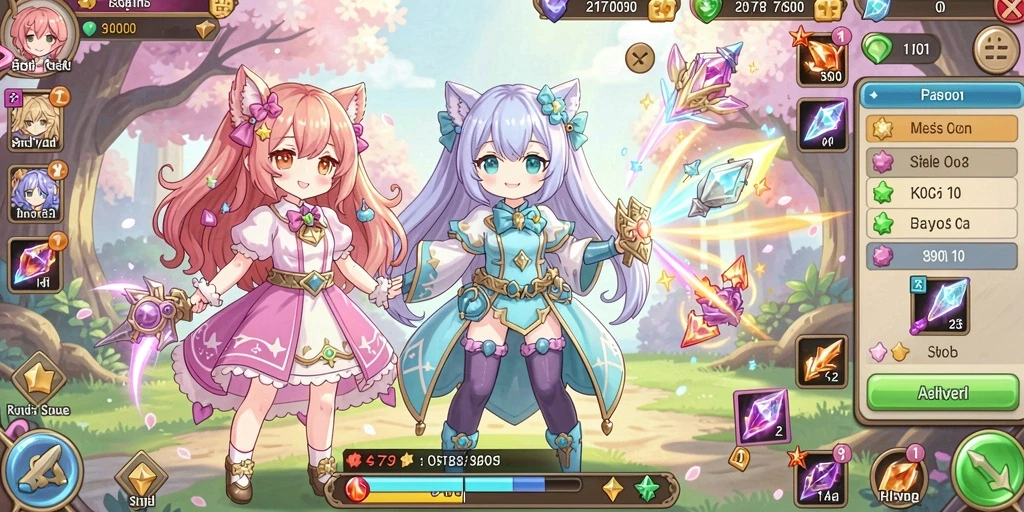Tangkapan layar menampilkan grafis memukau dari game.