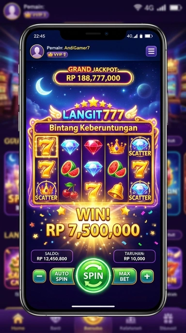Pratinjau antarmuka langit777 — aplikasi APK resmi Android v2.5.4